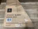 Sleepi Modern Classic Natural Solid Beech Wood Baby Crib Drape Rod
