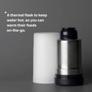 Portable Travel Baby Bottle and Food Warmer - Stainless Steel
