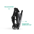 Lightweight Baby Stroller - Gray