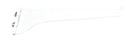 Knape & Vogt White Steel Regular Duty Bracket 16 Ga. 10 in. L 160 lb, Pack of 10