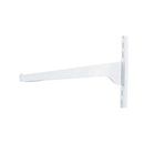 Knape & Vogt White Steel Regular Duty Bracket 16 Ga. 12 in. L 160 lb, Pack of 10