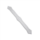 Amerimax 0.25 in. H X 2 in. W X 13.5 in. L White Aluminum K Downspout Strap, Pack of 50
