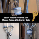Master Lock 1-5/16 in. H X 1-3/4 in. W Laminated Steel 4-Pin Cylinder Exterior Padlock, Pack of 6