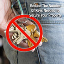 Master Lock 1-1/2 in. H X 7/8 in. W X 2 in. L Steel 4-Pin Cylinder Exterior Padlock, Pack of 6