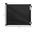 Retractable Baby Gate - Black