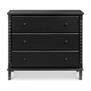 Jenny Lind Spindle 3-Drawer Dresser - Ebony