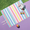 Multi Striped Picnic Blanket - Sun Squad™