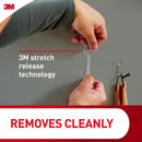 3M Command Small Plastic Wire Hooks 1.625 in. L 9 pk, Pack of 12