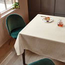 84"x60" Neutral Tablecloth