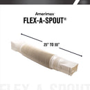 Amerimax Flex-A-Spout 4.5 in. H X 4.5 in. W X 55 in. L Tan Vinyl Downspout Extension