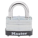 Master Lock 1-1/16 in. H X 1-3/4 in. W X 1-3/4 in. L Laminated Steel Breakaway Warded Padlock, Pack of 12