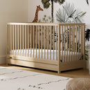 Teddi 5-in-1 Convertible Crib with Drawer - Driftwood