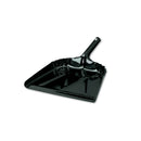 Impact Heavy-Duty Commercial Dust Pan, 16W X 15 1/2D, 20-Gauge Steel, Black - IMP4216