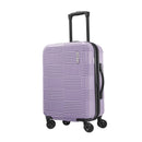 Hardside Large Checked Spinner Suitcase - Soft Lilac