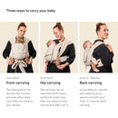 Half-Buckle Baby Carrier Grey Melange