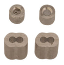 Campbell Aluminum Wire Rope Stop, Pack of 10