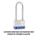 Master Lock 1-3/4 in. W Laminated Steel Ball Bearing Locking Exterior Padlock