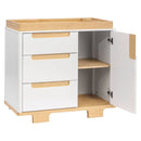 Yuzu 3-Drawer Changer Dresser - White/Natural