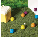 Resin Bocce Ball Set - Lawn Target Toss for 2-4 Players