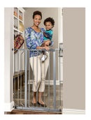 Extra Tall Easy Step Metal Walk Through Baby Gate
