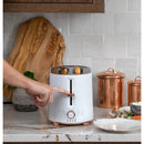Metal Toaster - White