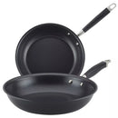 Hard Anodized Nonstick Frying Pan Set - 10.25" & 12.75"