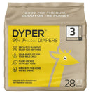 Plant Based Disposable Baby Diapers Size 3 - 28 Count