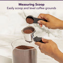 4-Shot Steam Espresso Machine, Cappuccino Maker, and Latte Maker with Glass Carafe