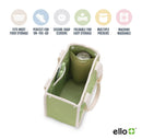 Lunch Bag Food Storage Container Green Leaf