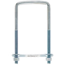 Hampton 3/8 in. X 3 in. W X 6 in. L Coarse Zinc-Plated Steel Square U-Bolt, Pack of 10