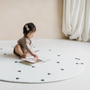 Round Ofie Reversible Play Mat (Zen Line + Triangle)