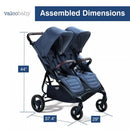 Trend Duo Double Stroller - Denim