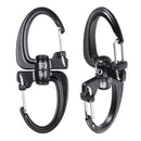 Nite Ize S-BINER 360 SLIDELOCK Series SBLR3-01-R3 Dual Carabiner, Wire, 1.3 in L, Zinc Alloy