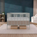 Synergy 5-In-1 Convertible Crib - Cool Grey