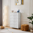 Dresser with 10 Drawers - White