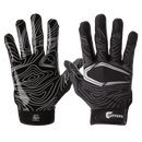 Cutters Game Day Receiver Youth Sports Gloves - Black Topo L/XL