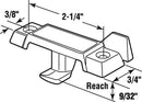 Prime-Line Painted Black Die-Cast Zinc Window Latch 1 pk