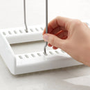 StoreMore Lid Holder: Non-Slip Pot & Pan Lid Organizer, Freestanding Kitchen Storage, Steel & Plastic, Black