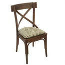 Gingham Tufted Chair Cushion - Set of 2