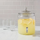 8qt Glass Beverage Dispenser - Traditional Drink Server
