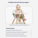 Infant Support Seat and Organic Cotton Cushion Set
