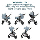 5-in-1 Modular Travel System - New Hope Gray