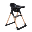 Float Easy Clean Foldable High Chair - Compact Modern Design - Black