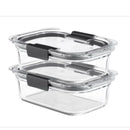 2-Pack 3.2 Cup Brilliance Glass Food Storage