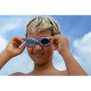 Junior Glide Print Swim Goggles - Bright White