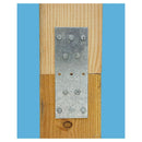 Simpson Strong-Tie 5 in. H X 0.04 in. W X 1.8 in. L Galvanized Steel Tie Plate
