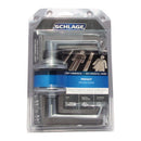 Schlage Elan Satin Chrome Privacy Lockset 1-3/4 in.