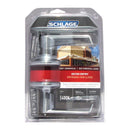 Schlage Elan Satin Chrome Entry Door Knob 1-3/4 in.