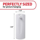 3M Command White Sawtooth Picture Hanger 4 lb 3 pk, Pack of 4