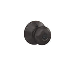 Schlage Plymouth Aged Bronze Entry Door Knob 1-3/4 in.